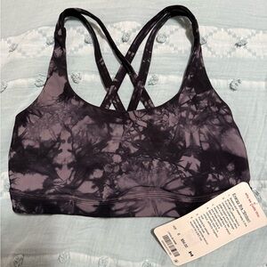 Lululemon Purple Tie-Dye Energy Sports Bra